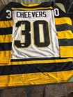 Gerry Cheevers Autographed Custom Boston Bruins Xl Signed Jersey W jsa Coa