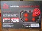 Rbx Heated Massage Pillow For Home office car Includes Car Adapter New Sealed