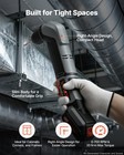 Vevor Right Angle Drill 3 8 In Chuck 90 Degree Cordless Angle Drill Tight Space