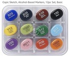Copic Sketch Marker 12 Color Basic Set
