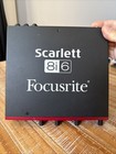Focusrite Scarlett 8i6 Usb Audio Interface 8-i-6 Studio Recording W  Ac Adapter