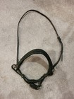 Devoucoux Wide Padded Black black Dressage Crank Noseband  Size M  