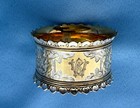 2 Austrian  800 Silver   Gold Napkin Rings Jc Klinkosch wien Intricate Detailed