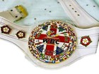Wbc Union Champion Title Belt Wbc With Brass Plates 3d wbc White Strap Belt 2mm