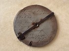 Early Francis Barker Travellers Brass Cased Pocket Compass 