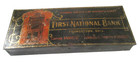Vintage First National Bank Youngstown Oh Tin Litho Document Papers Box