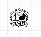 Personalized 1st Easter Heat Transfer Vinyl Iron On Image Diy Shirt Fabric 