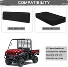 Utv Seat Cover Full Protection For Kawasaki Mule 3000 3010 4000 4010 2001-2025