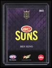Afl 2024 Select Stats Kings Gold Coast Ben King Sk43 Collectible Card Cb-2-4-b-7