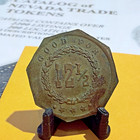 Goldfield  Nevada  louvre Saloon  G f 12     1910 Merchant Trade Token Lvb7 00