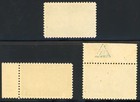 Israel 1948 250mils Scott 7 Lot Of Three Singles Mint Xf Og 2x Nh 1x Lh Pristine