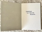 Unused Christmas Snoopy Woodstock Santa Sky Snow Peanuts Vtg Greeting Card 1970s