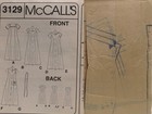 Mccall s 3129 Misses  Dress With Princess Seams  20  22  24  Uncut