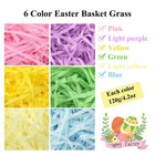 6 Colors 25oz 720g Assorted Crinkle Cut Paper Shred Filler Easter Grass