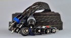Sky High Car Audio 6 Channel Twisted Rca 18ft Cables Coated Car Audio