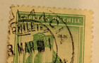Correos De Chile   Mining Industry   Green 40cts Stamp   Posted cancelled -c 36 