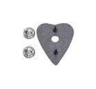 Planchette Style 1pc Metal Pin Double Rubber Backer Ouija Board Free Shipping