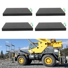 4pcs 18 x18 x1 5  Outrigger Pads 5-80 Ton Load Capacity For Rv  Crane  Wrecker