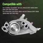 Water Pump W  Thermostat For 2007-2016 Chevrolet Gmc Vortec 4 8l 5 3l 6 0l 6 2l