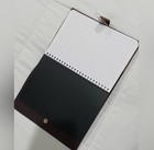 Coach Notebook With Elegant Canvas And Leather Cover