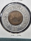 1956 Chase Manhatten Bank New York Money Museum Good Luck Penny Encased Cent Adv