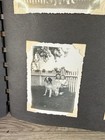 Vintage 1940s Family Photo Album 550  B w Photos Christmas Easter Snapshot Lot