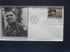 World War Ii - Audie Murphy -  to Hell And Back    First Day Cover Of His Stamp