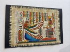  rare  Egyptian Papyrus Painting  Winged Goddess Ma   at 6x9   