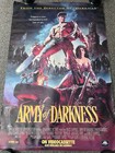 Vintage Army Of Darkness Original 1992 Vhs Horror Store Promo Poster 27x40    Rare