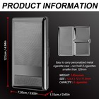 Beautiful Stylish Simple Unilateral Metal Ladies And Men s Cigarette Case holds 