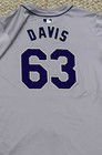 Davis Size 46  63 2024 Colorado Rockies Game Used Jersey Issued Road Gray Mlb