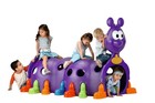 Feber Happy Caterpillar Colorful Tunnel Play Structure For Indoor   Outdoor Use