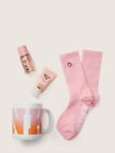 New Victoria s Secret Pink Warm   Cozy Mug Gift Set Cozy Socks  Mist   Lotion