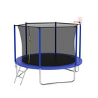 8ft Trampoline W  Safety Net   Ladder - Blue  Astm Certified