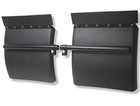 Quarter Fender 24 x24  For Semi Truck Black Poly Pair Freightliner Volvo Vnl Set