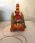 Fisher Price  140 Wooden Pull Toy Katy Kackler The Red Hen 9 5    X 7    Vintage