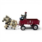 Arcade Cast Iron No  4080 Farm Wagon And Driver X-50 Vintage Arcade Cast Iron