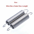 Wire Dia 2 0mm 304 Stainless Steel Expansion Extension Tension Spring Od 14-20mm
