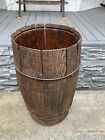 Vintage Rustic Vintage Primitive Nail Keg Barrel Farm Decor Lg Size 18in Tall