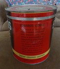 Vintage Edwards Coffee Can Rare 4 Pound Size  With Keywind Lid