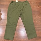 New Boy Scouts Of America Uniform Pants Mens 46 Olive Green Cargo Bsa Vtg  96846
