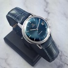 Vintage Omega Seamaster Automatic 24 Jewels Cal 565 Date Blue Dial Men s Watch