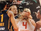 Sophie Cunningham Signed 11x14 Smackdown Photo Indiana Fever Primetime Coa
