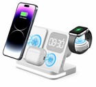 3in1 15w Fast Wireless Charger Dock Station For Apple Watch 10 9 Iphone 16 15 14
