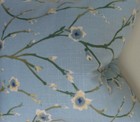 Decorative Pillow Cover Floral Green Gray Blue Yellow Off White Pattern 14x18 