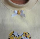 Baby  Fingertip Towel Yellow Ducky Fabric Bib