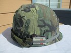 Vintage Cold War M1 Helmet  Vietnam Rj Shell  P73 Liner - Military Army Wwii