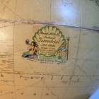 Vintage Rand Mcnally 12  Indexed Terrestrial Art Globe C 1938 Metal Base