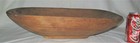 Antique Primitive Usa Carved Wood Country Kitchen Bread Dough Table Trench Bowl