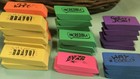 Erasers  30-pack Large Block  Colorful  out Of Box  Still New 